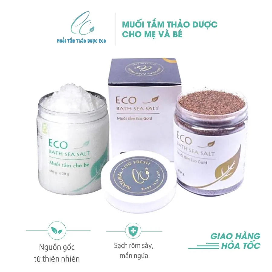 Ảnh Combo 2 loại muối tắm bé Sinh Dược và Sinh Dược Gold 400g 4
