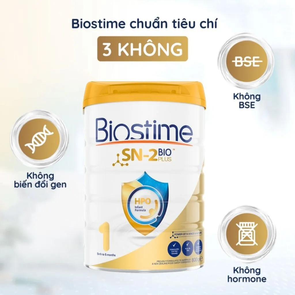 Ảnh Combo 2 Lon Sữa Bò Biostime HPO Bio Plus Tăng Cường Hấp Thu Cho Bé - Sữa Bò Giúp Cải Thiện Đường Tiêu Hóa Cho Bé 4