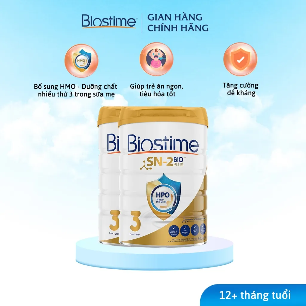 Ảnh Combo 2 lon Sữa Bò Biostime, cải thiện tiêu hóa tăng cường hấp thu cho bé, Lon 800g 3