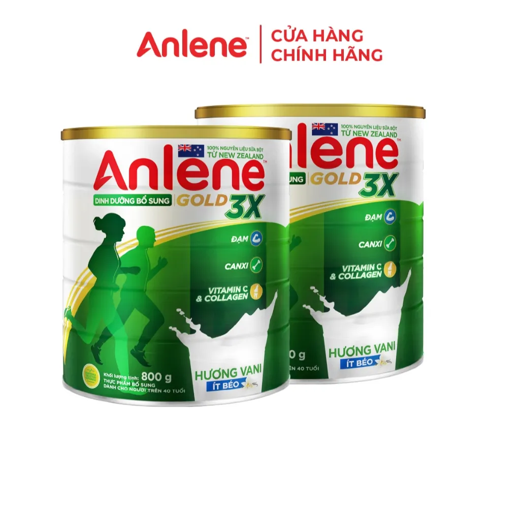 Ảnh Combo 2 lon Sữa Bột Anlene Hương Vani 800g 2