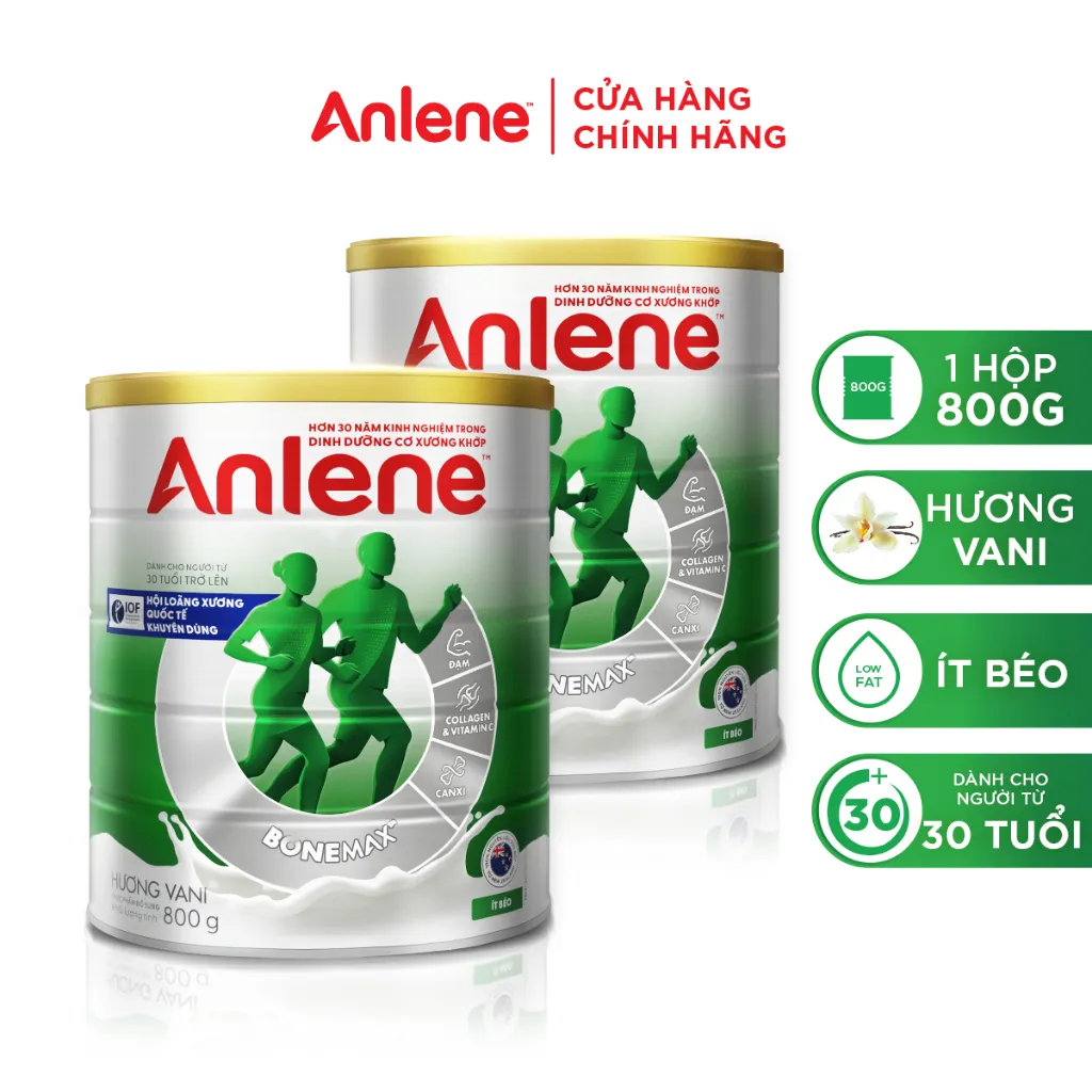 Ảnh Combo 2 lon Sữa Bột Anlene Hương Vani 800g 3
