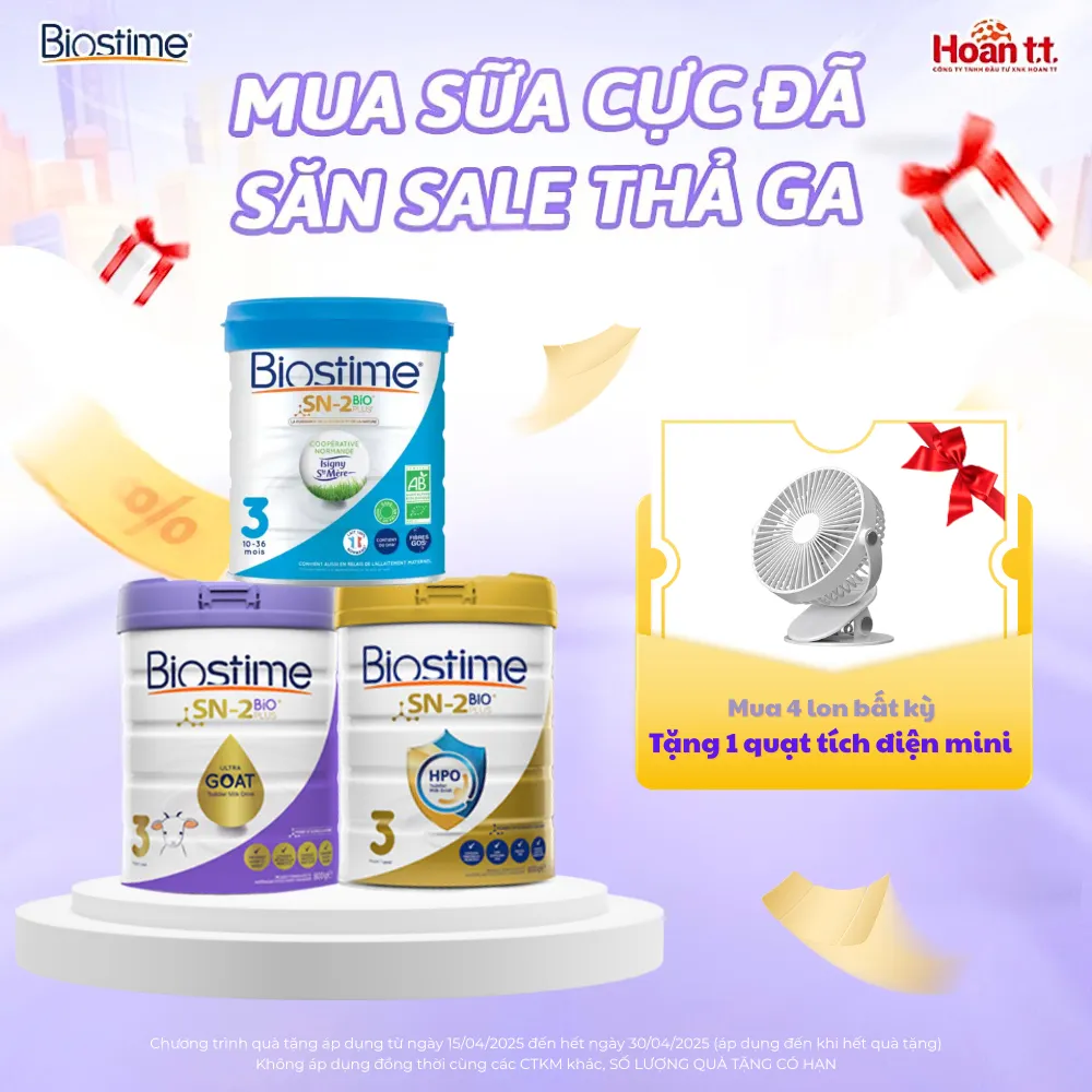 Ảnh Combo 2 lon Sữa Dê Biostime Ultra Goat cải thiện tiêu hóa tăng cường hấp thu cho bé 800g 1