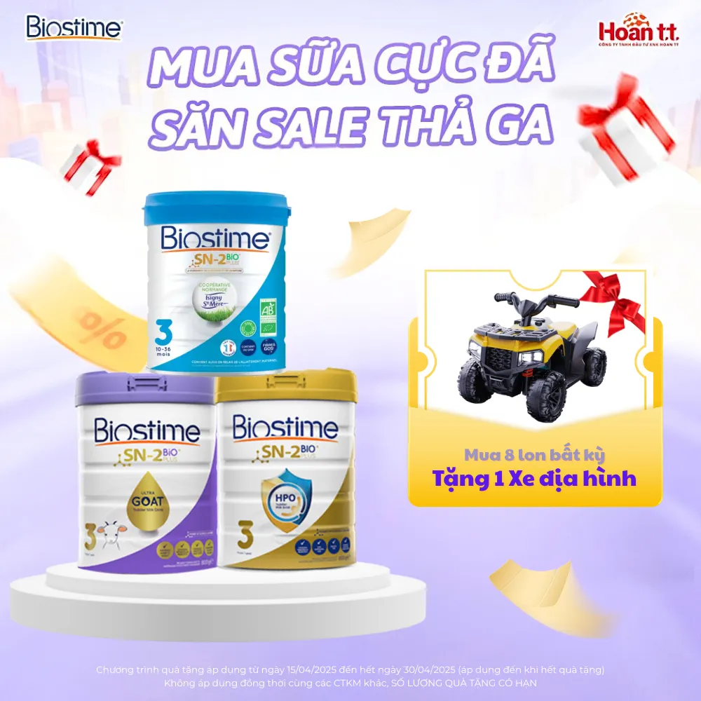 Ảnh Combo 2 lon Sữa Dê Biostime Ultra Goat cải thiện tiêu hóa tăng cường hấp thu cho bé 800g 2