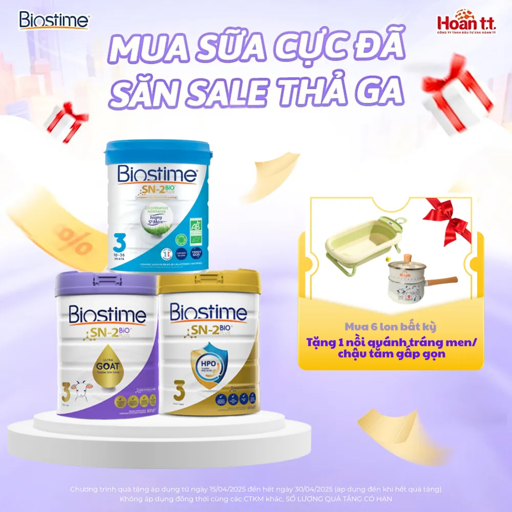 Ảnh Combo 2 lon Sữa Dê Biostime Ultra Goat cải thiện tiêu hóa tăng cường hấp thu cho bé 800g 3