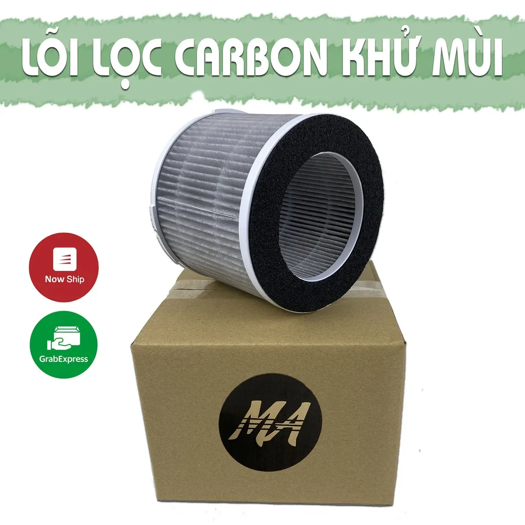 Ảnh Combo 2 màng lọc không khí Hepa lọc bụi mịn và lõi lọc Carbon than hoạt tính khử mùi MaxAir MA025 3