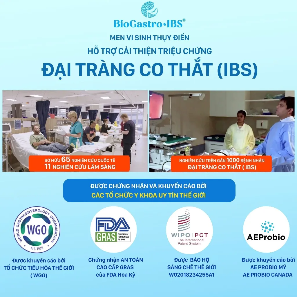 Ảnh Combo 2 men vi sinh BioGastro • IBS Thụy Điển dùng cho Viêm Đại Tràng co thắt, Táo bón, Tiêu chảy hộp 30 viên nang 2