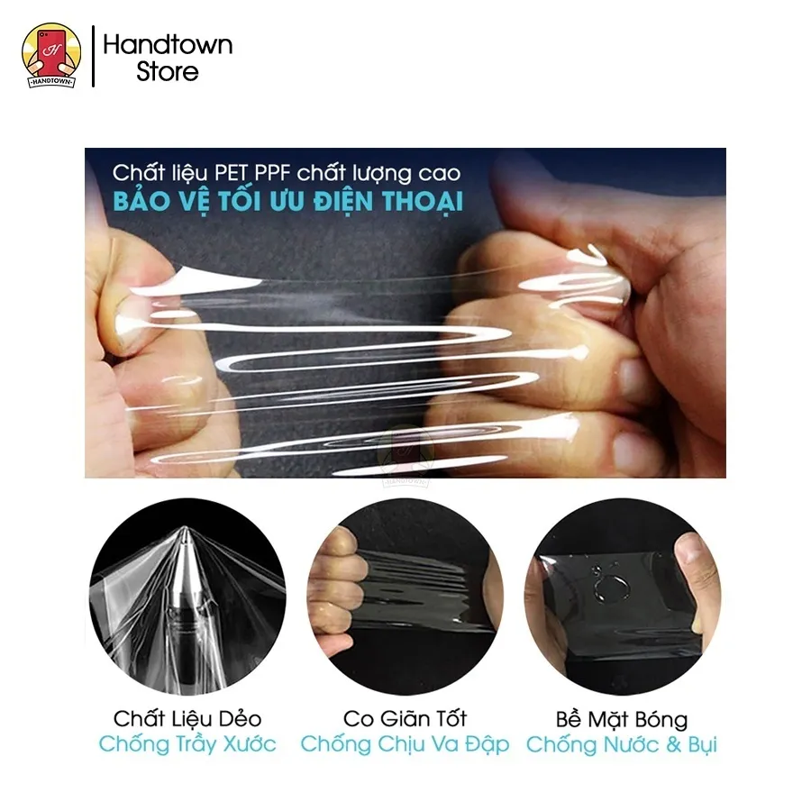 Ảnh Combo 2 Miếng Dán PPF 4 Lớp Siêu Bền Bảo Vệ Đồng Hồ Thông Minh BeFit Luna 33mm Tự Phục Hồi Handtown 1
