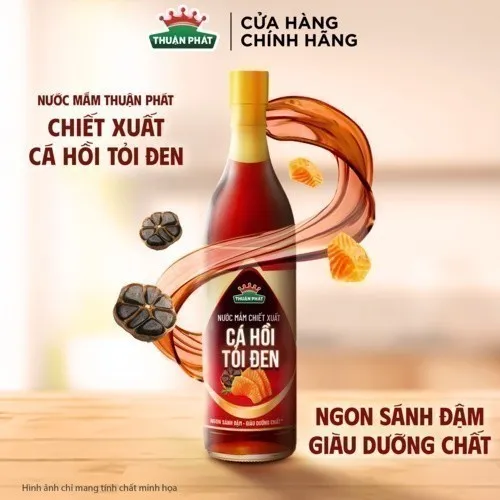 Ảnh Combo 2 Nước mắm Thuận Phát Cá ngừ bào ngư/Cá hồi tỏi đen 490ml - Chiết xuất từ nguyên liệu hảo hạng 2