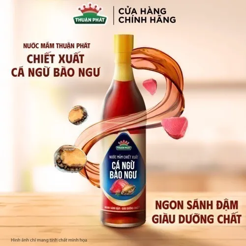 Ảnh Combo 2 Nước mắm Thuận Phát Cá ngừ bào ngư/Cá hồi tỏi đen 490ml - Chiết xuất từ nguyên liệu hảo hạng 3