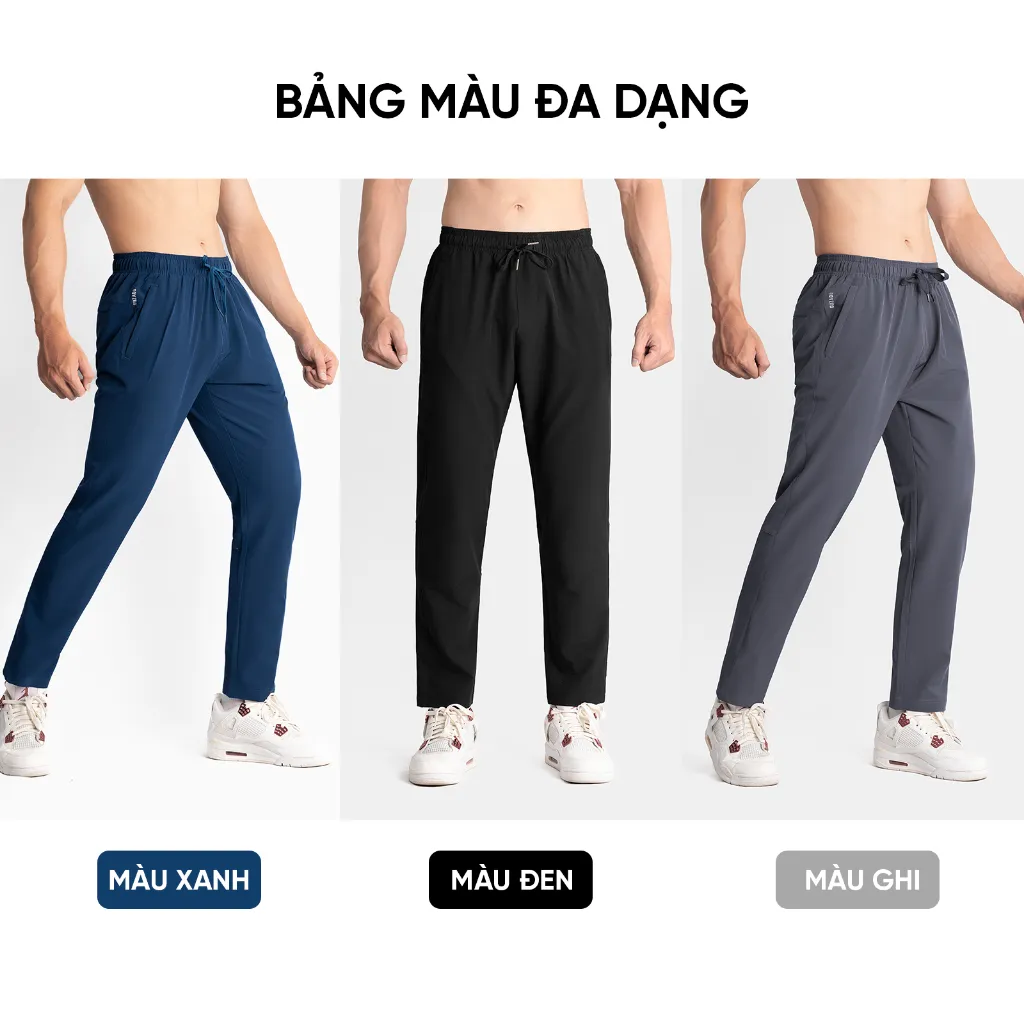 Ảnh COMBO 2 Quần dài nam GUZADO thể thao chất gió cao cấp, cạp chun co giãn, thoải mái vận động CB2GDC01 3