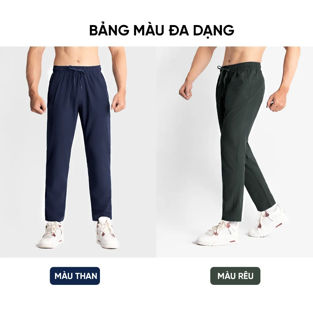 Ảnh COMBO 2 Quần dài nam GUZADO thể thao chất gió cao cấp, cạp chun co giãn, thoải mái vận động CB2GDC01 4