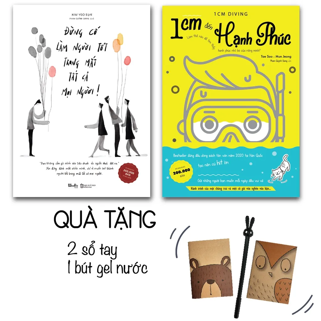 Đánh Giá Combo 2 Sách: Đừng Cố Làm Người Tốt & 1cm Đến Hạnh Phúc | Self-Help Bán Chạy