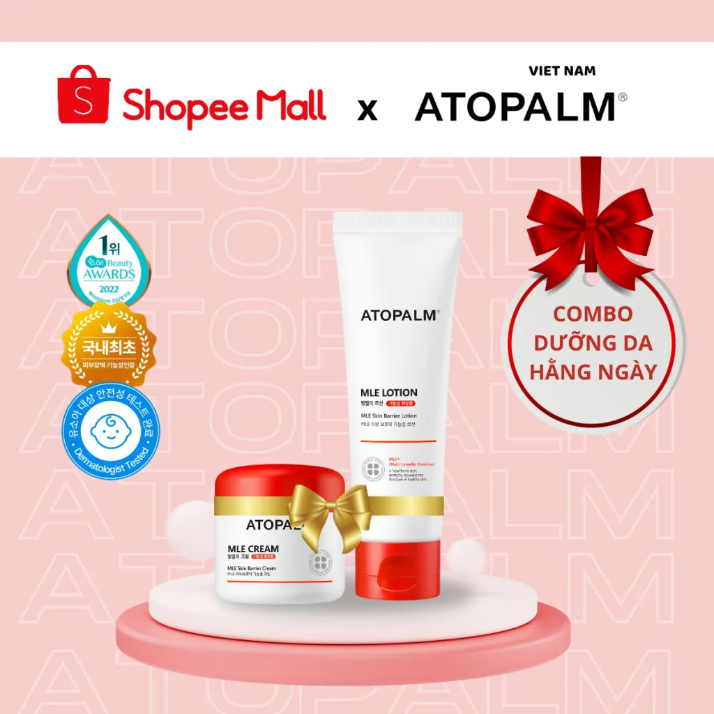 Ảnh Combo 2 sản phẩm dưỡng da sáng tối cho da nhạy cảm của bé (MLE CREAM 65ML - MLE LOTION 120ML) 2