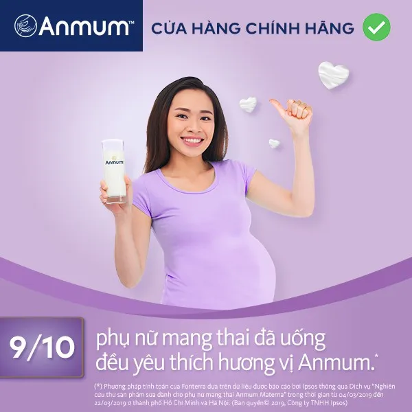 Ảnh Combo 2 Sữa Bột Anmum Materna Hương Sôcôla (800g/lon) 4