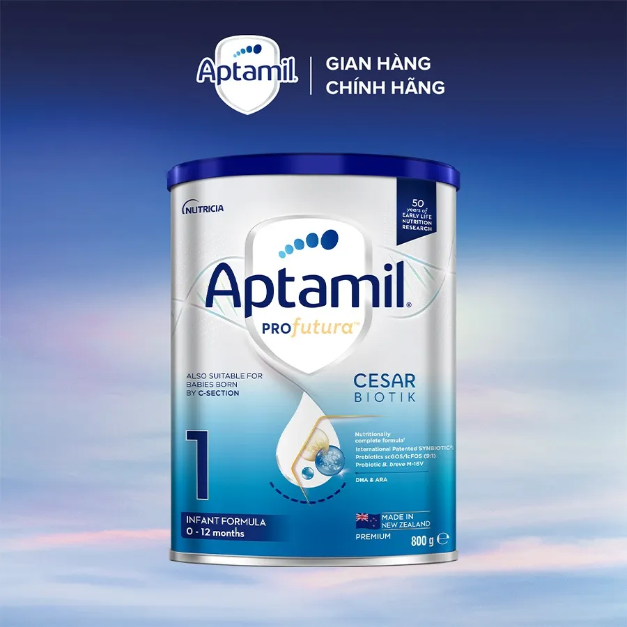 Ảnh Combo 2 Sữa bột Aptamil Profutura Cesarbiotik New Zealand số 1 - Synbiotic độc quyền 3