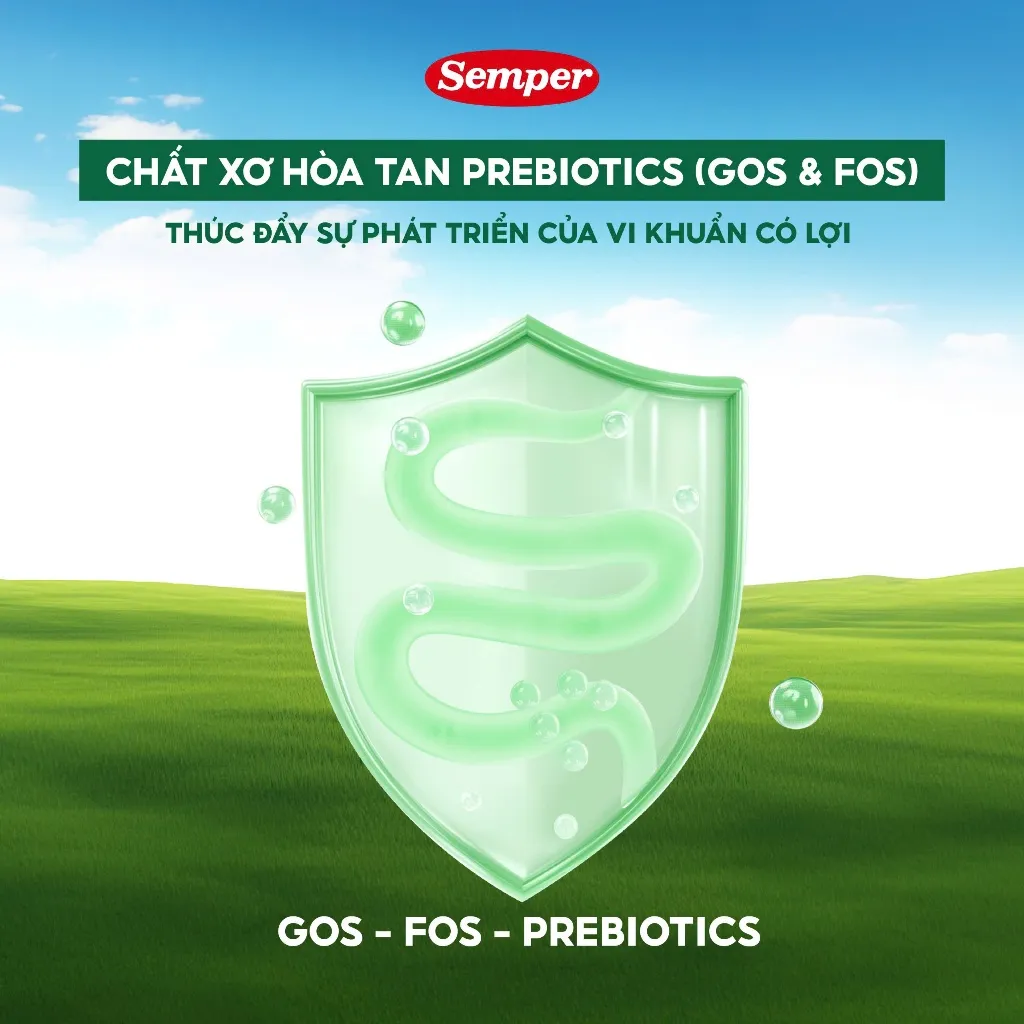 Ảnh Combo 2 Sữa bột giúp bé tăng cân,dễ tiêu hóa, tăng đề kháng, phát triển trí não Semper Nutradefense Baby 2 400g/hộp 4