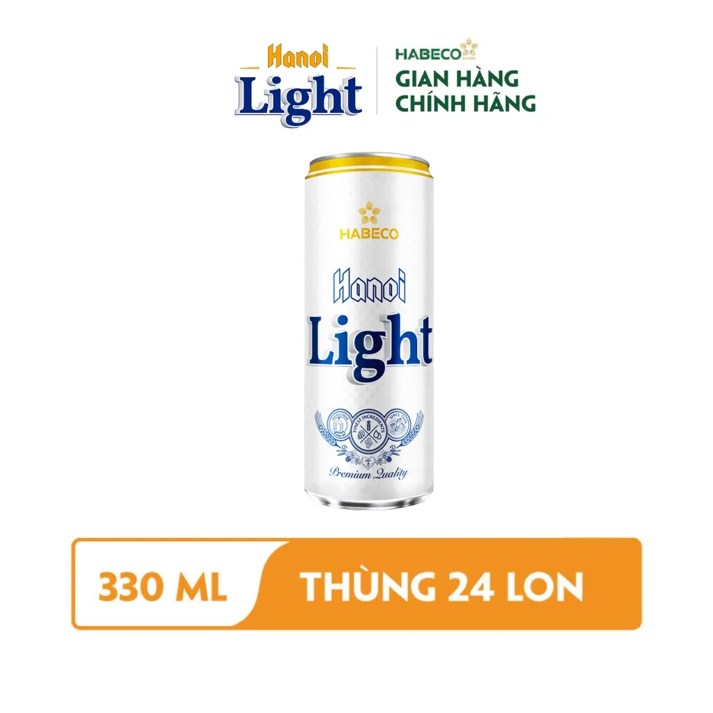 Ảnh COMBO 2 Thùng 24 lon Bia Hanoi BOLD & Light – HABECO (330ml/lon) 2