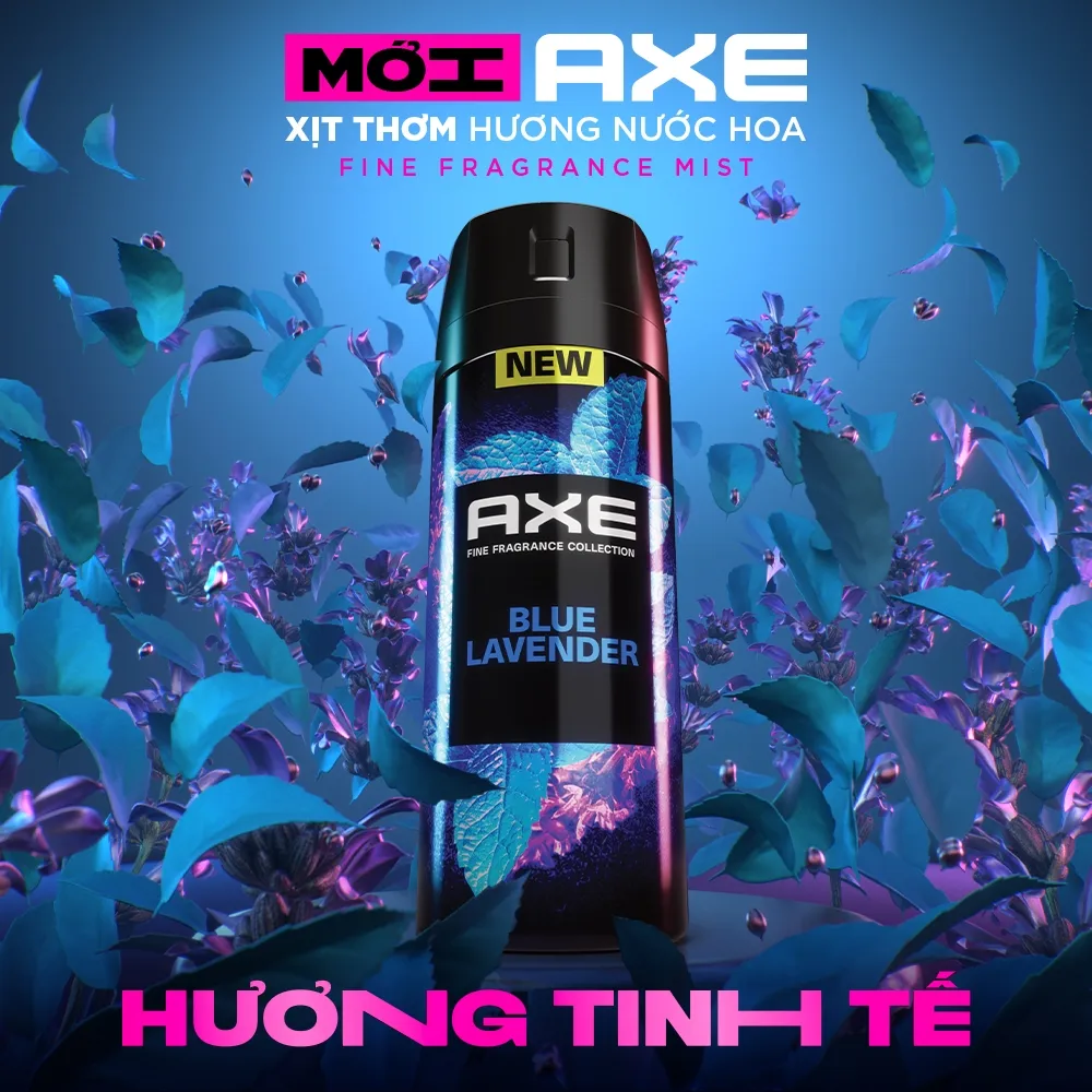 Ảnh Combo 2 Xịt thơm nước hoa cao cấp AXE 135ml, Fine Fragrance mist lưu hương tinh tế và khử mùi lên tới 72h 3