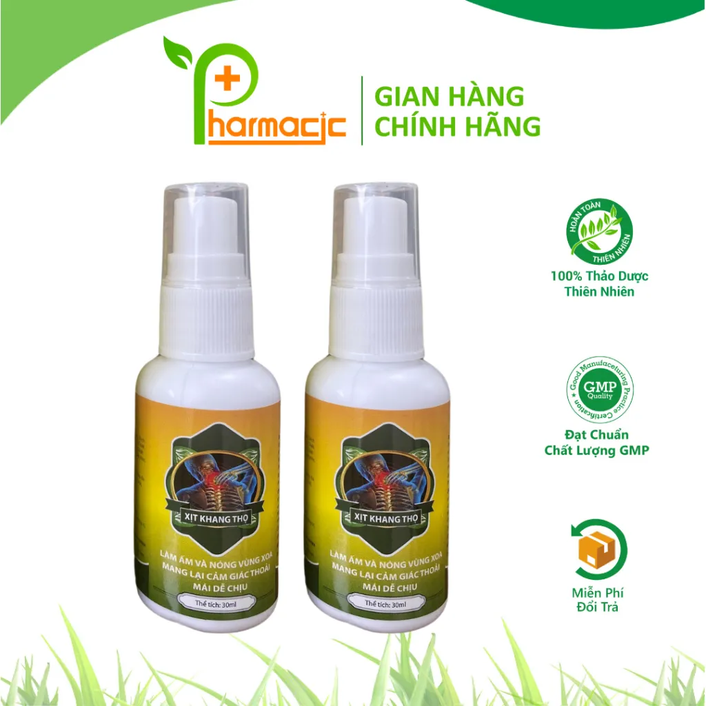 Ảnh Combo 2 Xịt Xoa Bóp KHANG THỌ Chính Hãng 30ml, Hỗ Trợ Giảm Nhanh Cơn Đau Xương Khớp 2