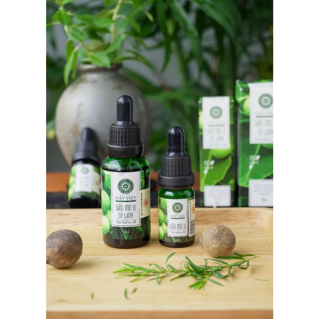 Ảnh Combo 3 chai dầu mù u ép lạnh nguyên chất Đất Việt dung tích 10ml và 30ml - An toàn cho bé sơ sinh 4