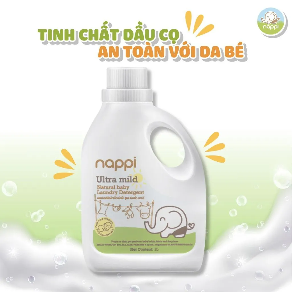 Ảnh Combo 3 CHAI Nước giặt dầu cọ Nappi 1000ml 3