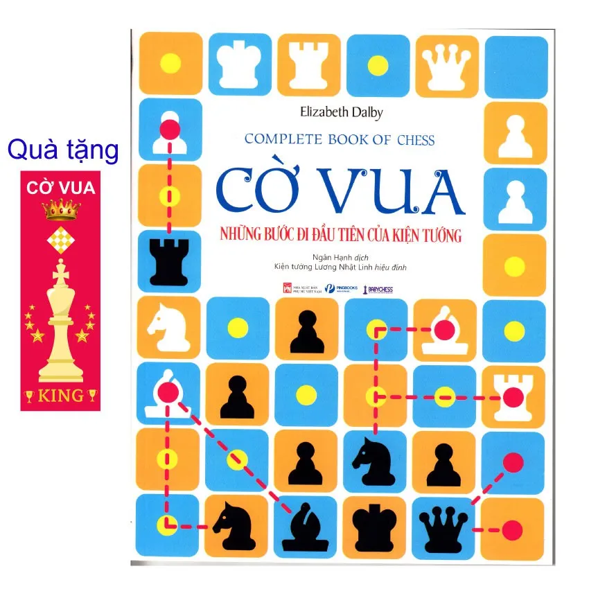Ảnh Combo 3 cuốn sách CHƠI CỜ VUA CÙNG BÉ, giúp phát triển tư duy, trí thông minh cho trẻ em (tặng kèm đánh dấu trang) 4