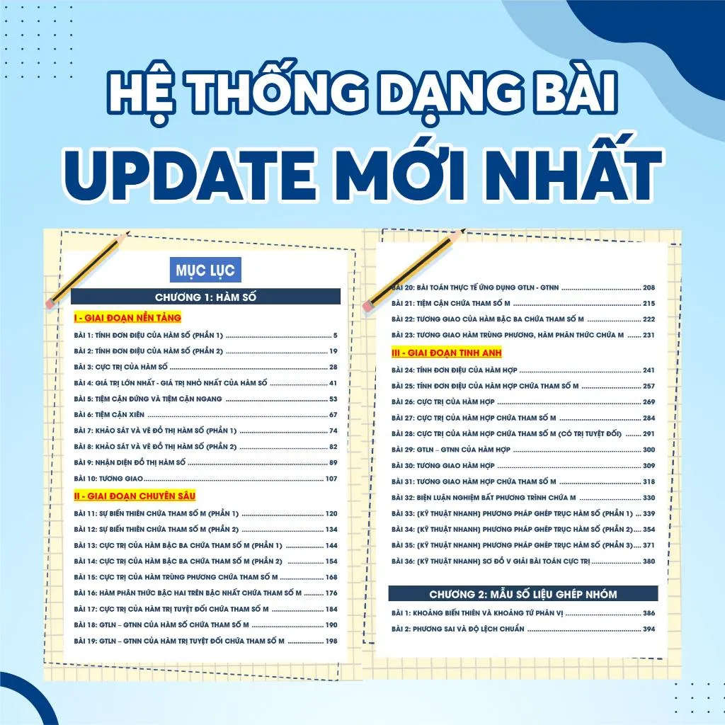 Ảnh Combo 3 Cuốn Sách Chuyên Đề Môn Toán Ôn Thi THPT Đại Học 2025 - Biên Soạn bởi thầy Nguyễn Tiến Đạt 3
