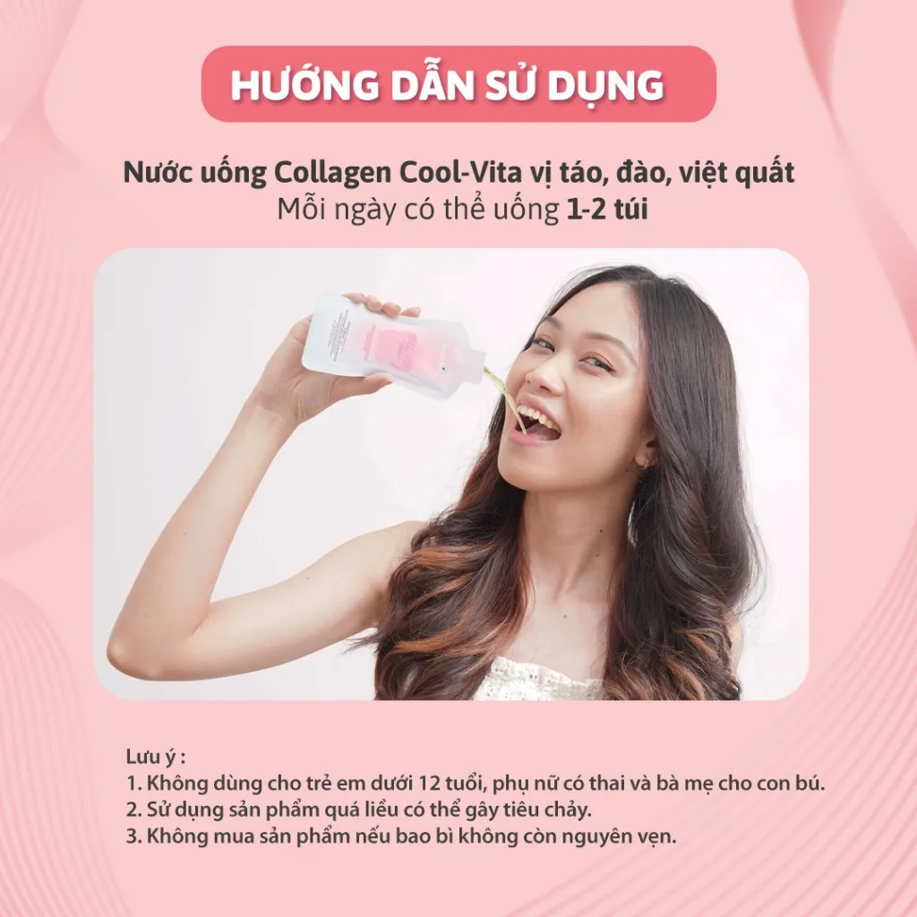 Ảnh Combo 3 Hộp Nước Uống Collagen Peptide Coolvita Hỗ Trợ Trẻ Hóa Sáng Da, Cải Thiện Sức Khỏe Cho Tóc Móng 4