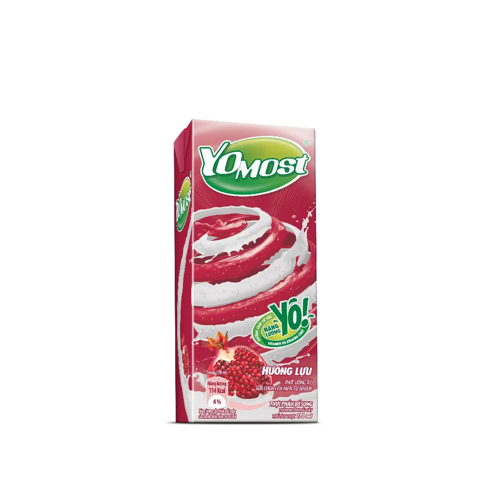 Ảnh Combo 3 Lốc sữa chua lên men tự nhiên Yomost hương lựu 4x170ml/lốc 2