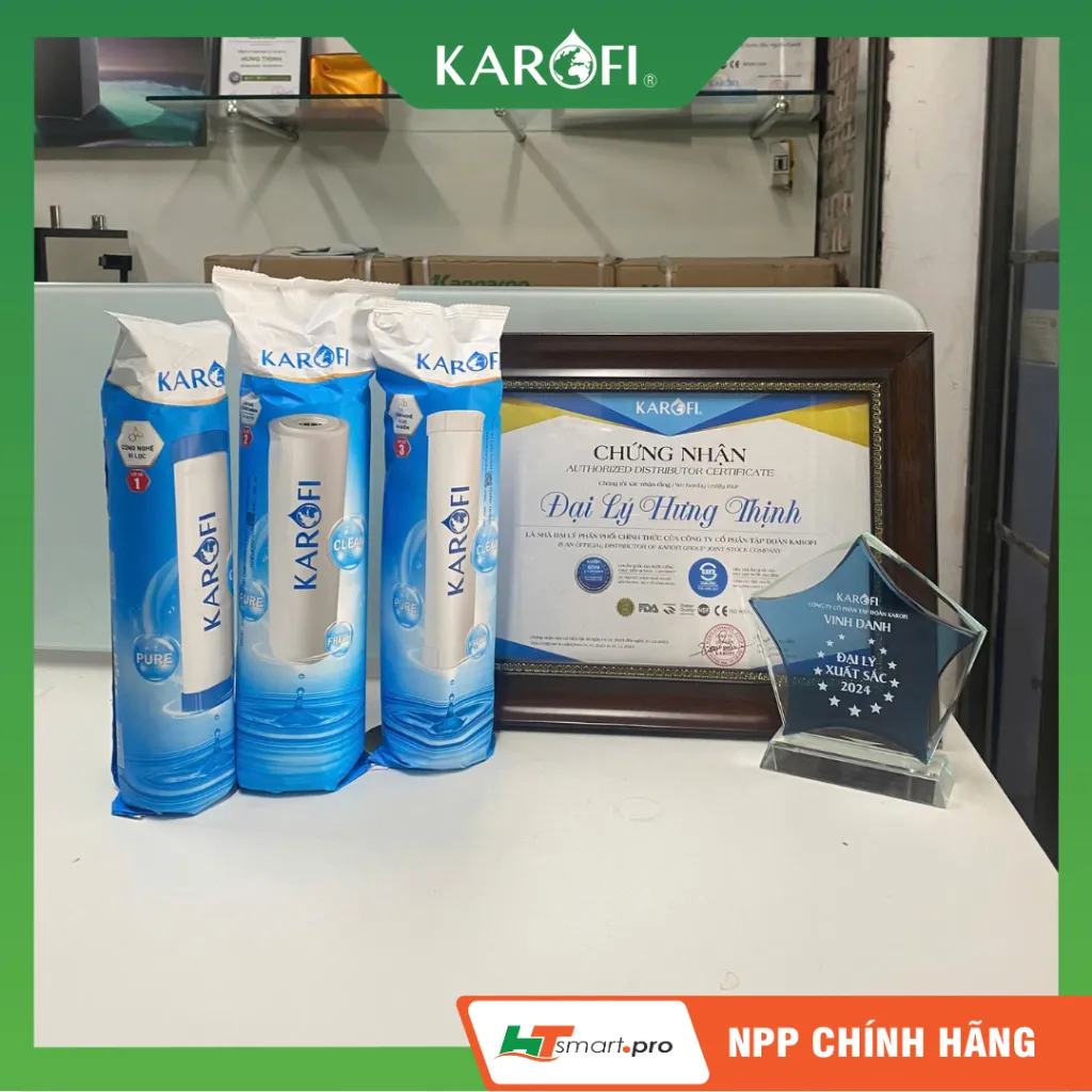 Ảnh Combo 3 Lõi Lọc Nước 123 Karofi Dùng Cho Máy Lọc RO 4