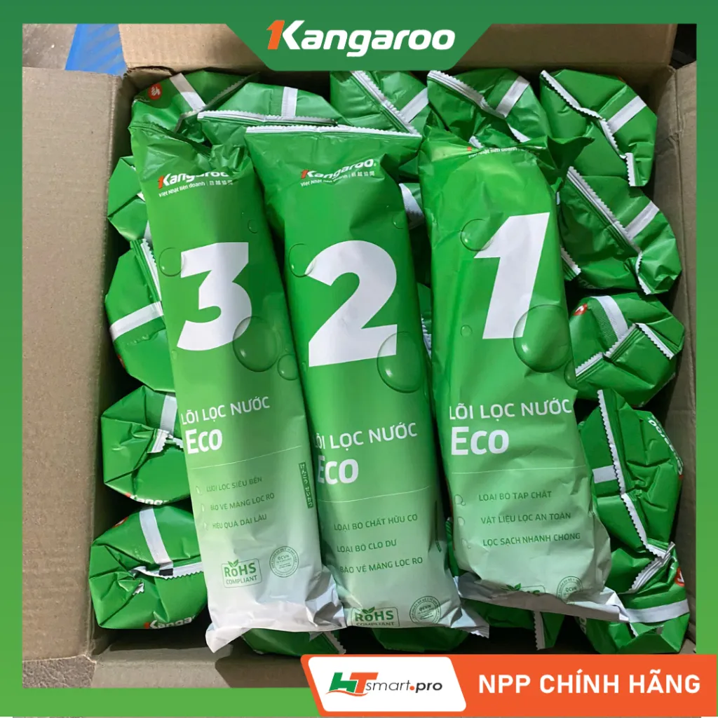 Ảnh Combo 3 Lõi Lọc Thô Eco Kangaroo 10 inch Dành Cho Máy Lọc RO 2