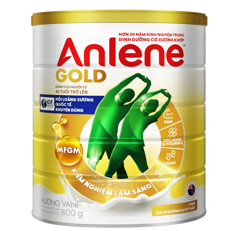 Ảnh Combo 3 lon Sữa Bột Anlene Gold Hương Vani 800g 3