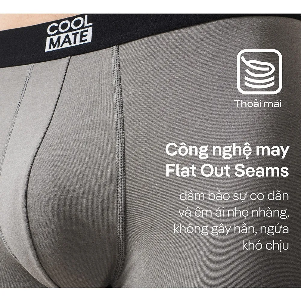 Ảnh Combo 3 quần lót nam dáng Trunk Bamboo kháng khuẩn Coolmate 4