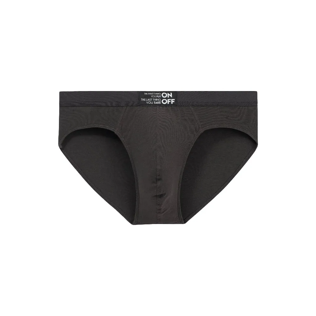 Ảnh Combo 3 quần lót nam ONOFF cotton Mỹ dáng brief kháng khuẩn - 18UQ23A054 4