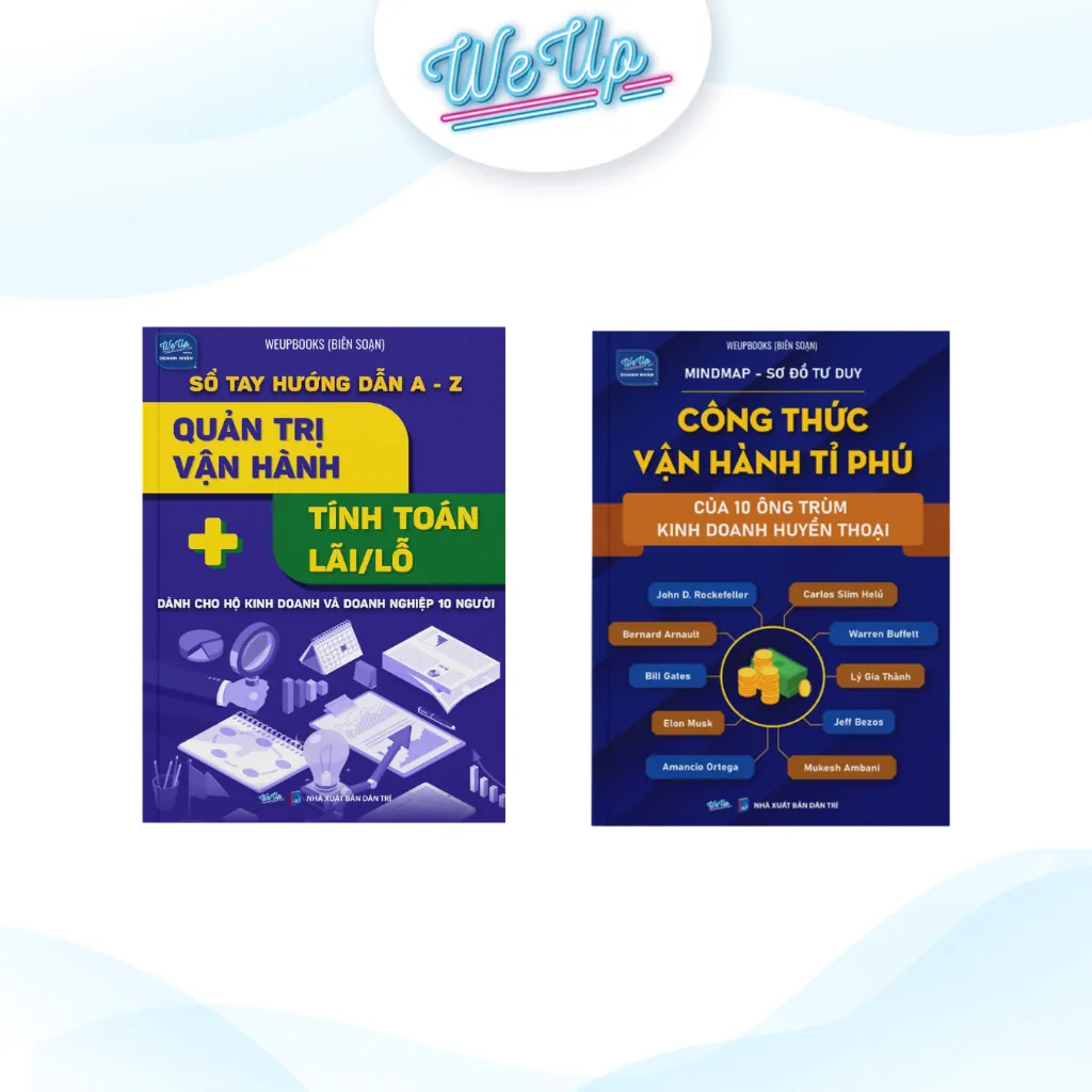 Ảnh Combo 3 sách: Công thức vận hành tỉ phú của 10 ông trùm, Quản trị vận hành tính toán lãi lỗ, 39 Chiến lược bán hàng 1