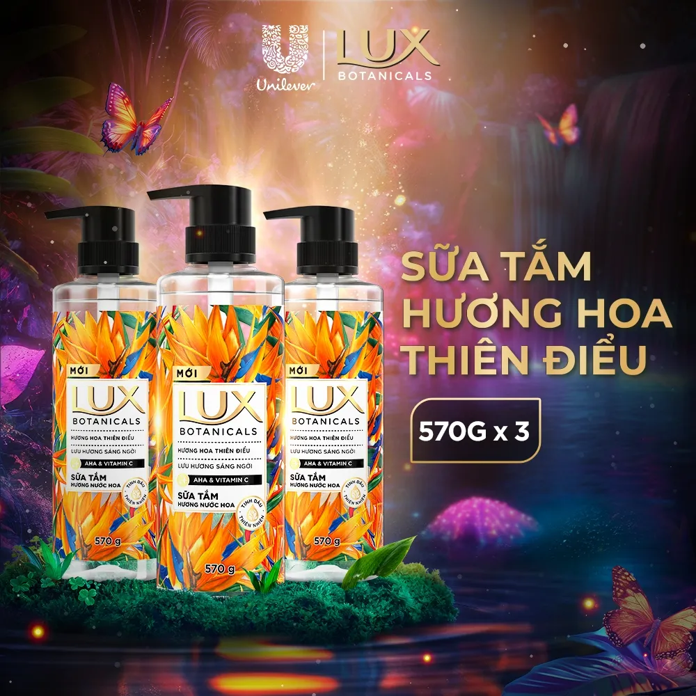 Ảnh Combo 3 Sữa tắm hương nước hoa Lux Botanicals 570g/chai 3