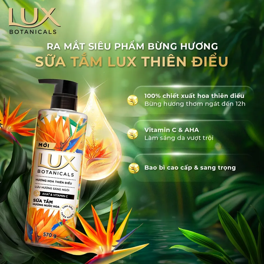 Ảnh Combo 3 Sữa tắm hương nước hoa Lux Botanicals 570g/chai 4