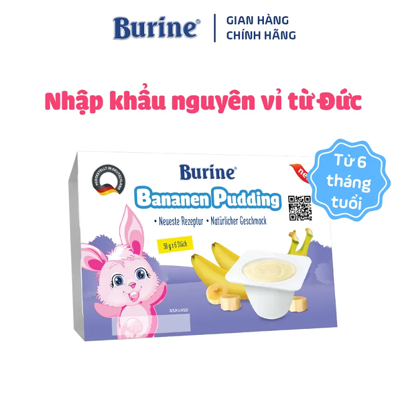 Ảnh Combo 3 Vỉ Pudding Ăn Dặm Burine Vị Vani Cung Cấp Vitamin, Bổ Sung Năng Lượng Cho Bé Lười Ăn, Chậm Lớn 3