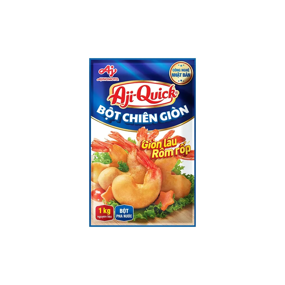 Ảnh Combo 4 Gói Gia Vị Nêm Sẵn Aji-Quick® Bột Chiên Giòn 150g/Gói 1