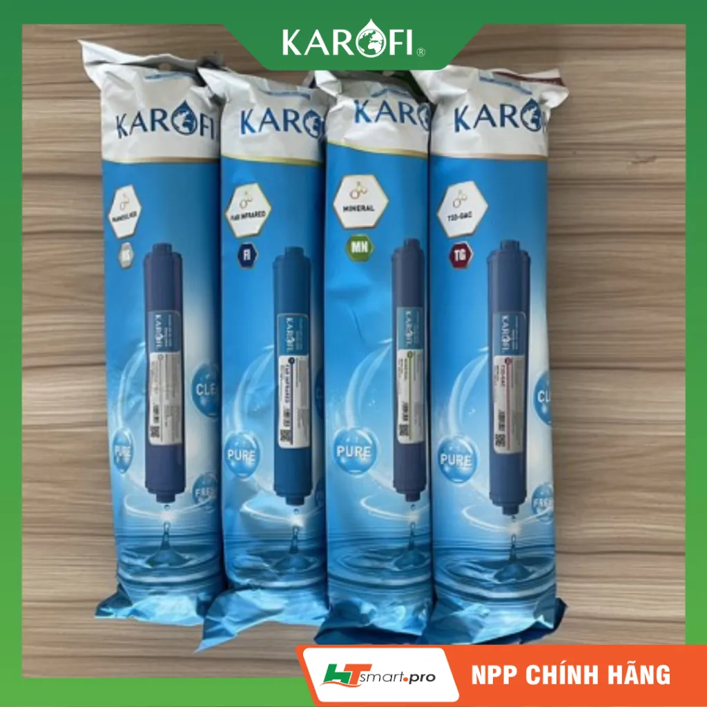Ảnh COMBO 4 Lõi Khoáng Karofi 5678 T33-GAC, MINERAL, FAR INFRARED, NANOSILVER PLUS Hàng Chính Hãng 3