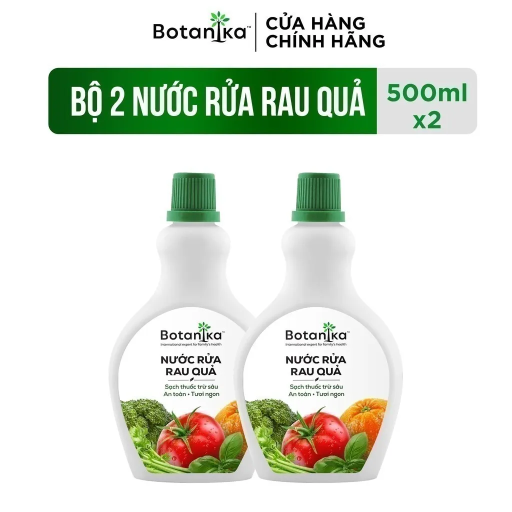 Ảnh Combo 4 Nước rửa rau Botanika 500ML 1