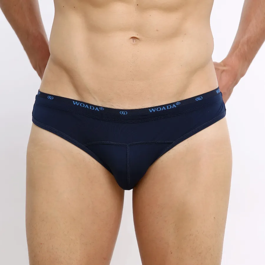 Ảnh [COMBO 4] Quần Lót Nam Dáng Brief Chất Liệu Thun Lạnh 4 Chiều Thoáng Mát Thương Hiệu WOADA LK111 1