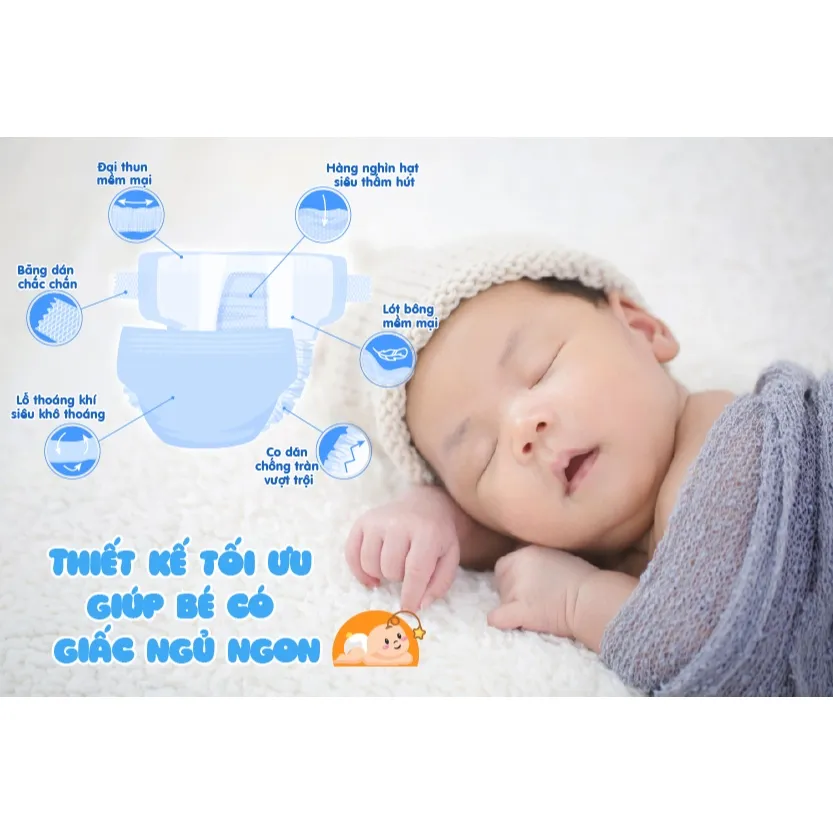 Ảnh Combo 5 Bịch Bỉm Tã Quần HLOVEM Mỏng Nhẹ, Thoáng Mát, Siêu Thấm Hút 50 Miếng Size M/L/XL/XXL/XXXL/4XL/5XL 2