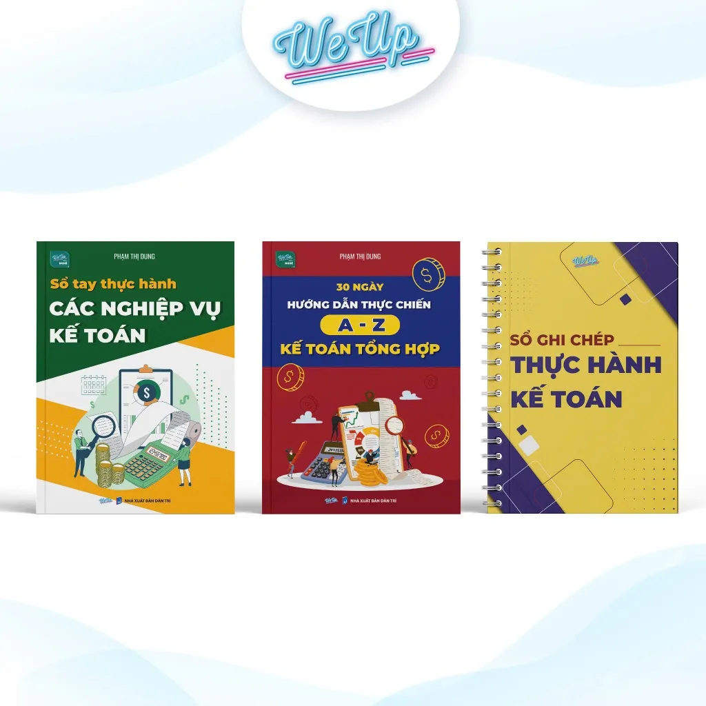 Ảnh COMBO 5 CUỐN SÁCH :30 ngày thực chiến A-Z kế toán, Sổ tay Kế Toán, Sổ ghi chép K.Toán, 100 ngày hành động, Phá vỡ tư duy 3