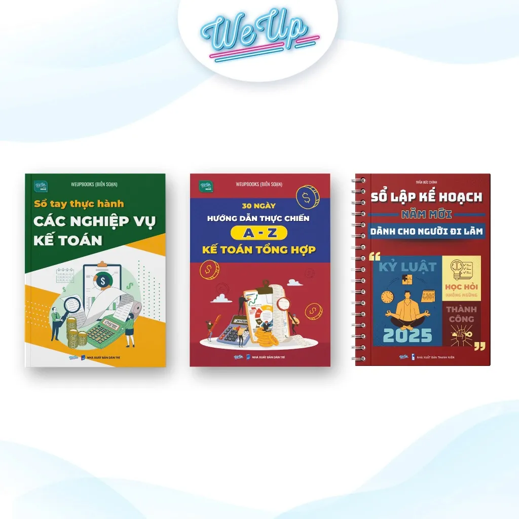 Ảnh COMBO 5 CUỐN SÁCH :30 ngày thực chiến A-Z kế toán, Sổ tay Kế Toán, Sổ ghi chép K.Toán, 100 ngày hành động, Phá vỡ tư duy 4
