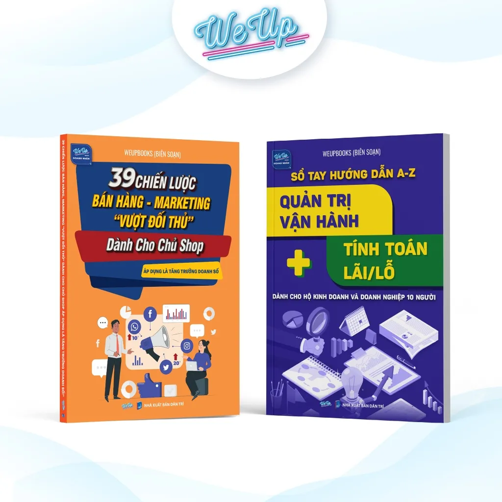 Ảnh COMBO 5 CUỐN SÁCH : 39 chiến lược bán hàng, Quản trị vận hành Lãi/Lỗ, 7 Bước lập KHKD, Thuật lãnh đạo, AI DN ( 5Tặng) 3