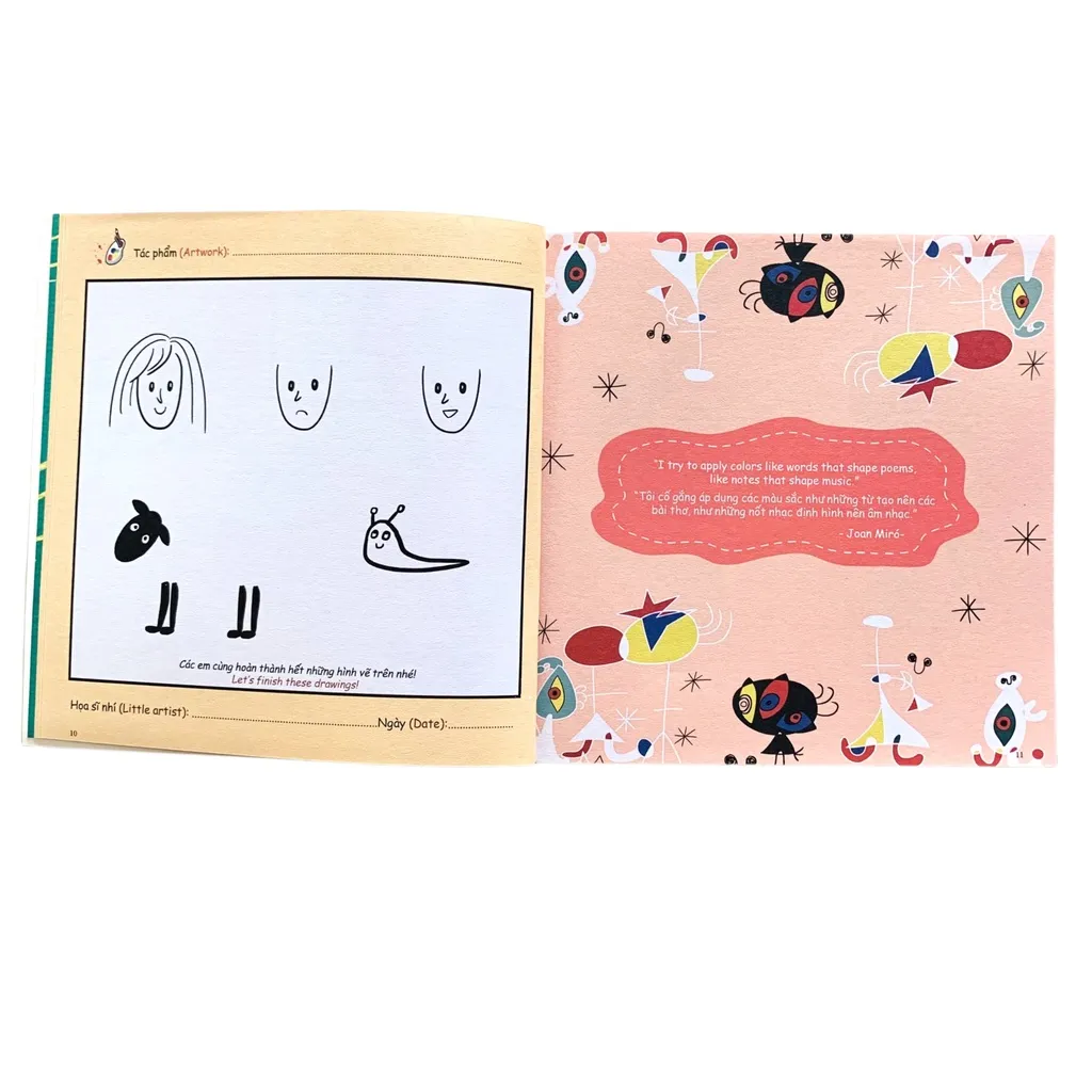 Ảnh Combo 5 cuốn sách dậy hội họa dành cho thiếu nhi: Let's Color 4
