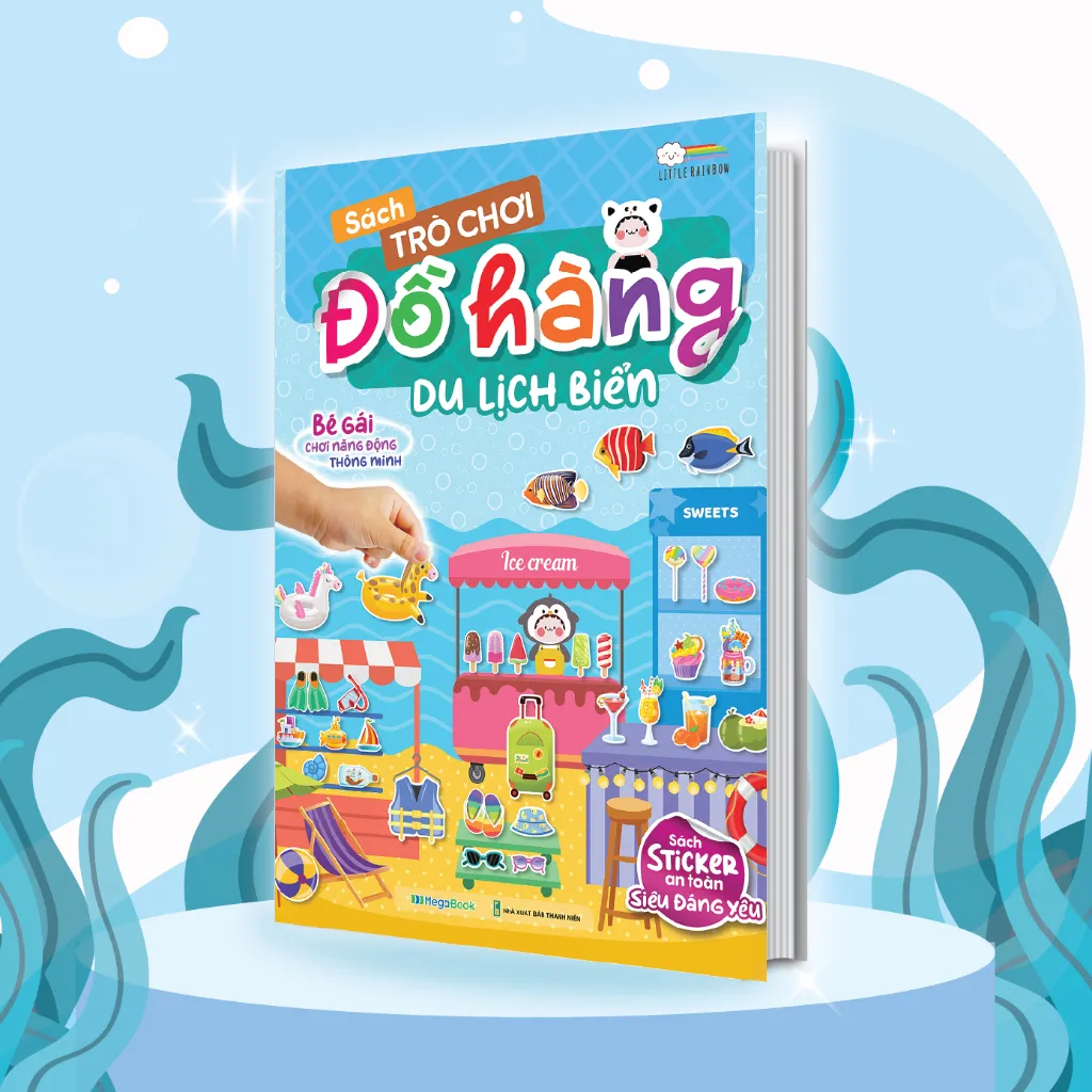 Ảnh Combo 5 cuốn Sách Trò chơi Đồ hàng cho bé gái (Hơn 1000 Stickers) - Sách tương tác cho bé 2