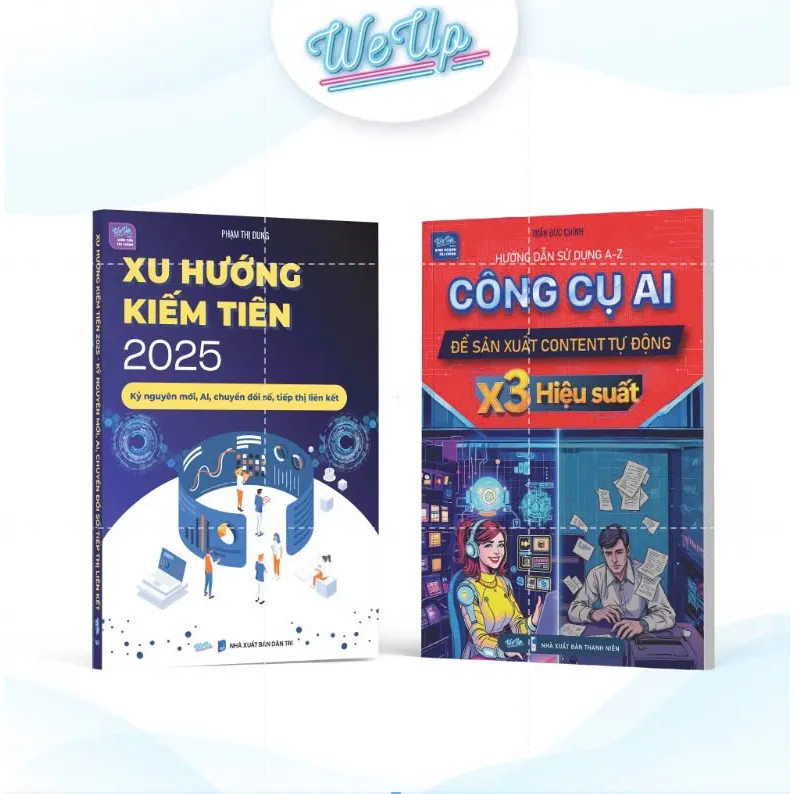 Ảnh COMBO 5 CUỐN SÁCH: Xu hướng kiếm tiên, A-Z công cụ AI content, 100 bài mẫu Content, Phá vỡ Tư Duy, Tự do tài chính 3