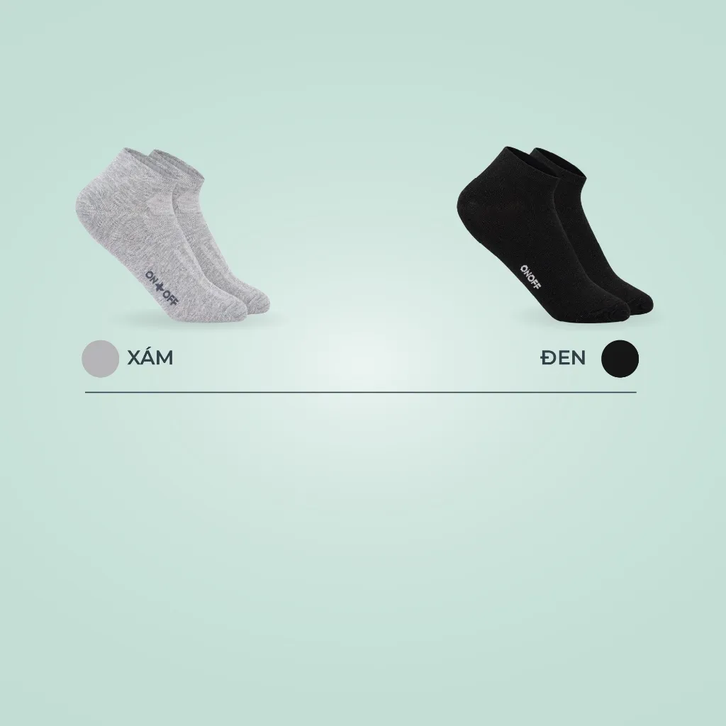 Ảnh Combo 5 đôi tất nam không cổ ONOFF thoáng mát - 18AP23A005 3